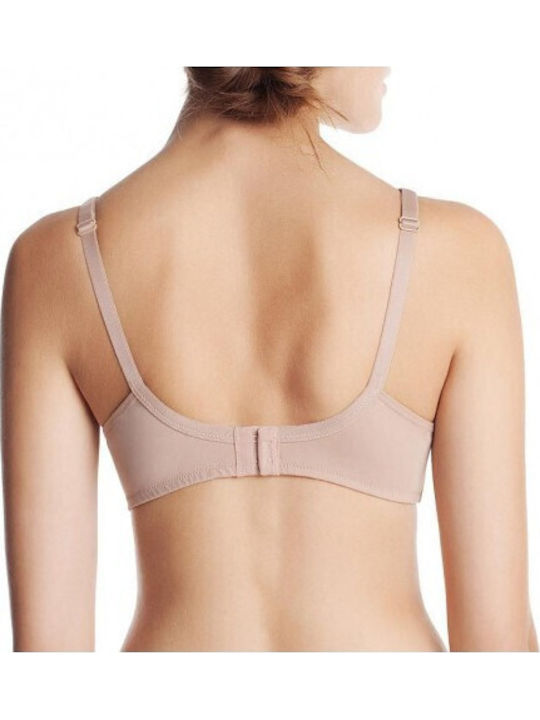 Bra without Padding Underwire Beige