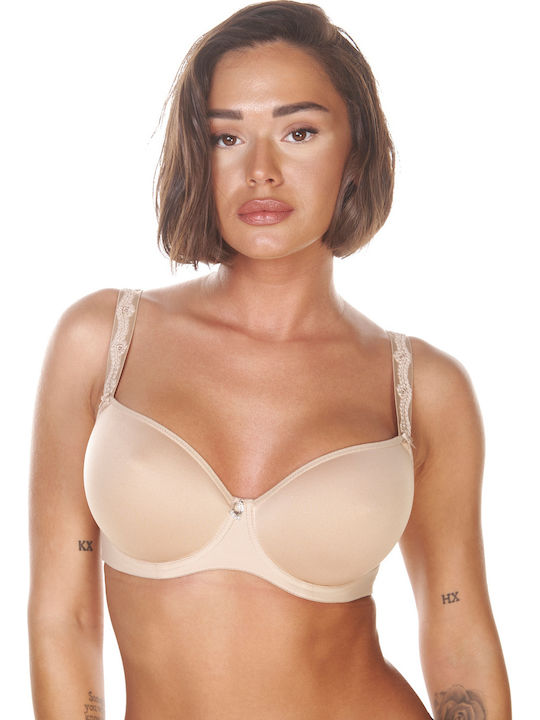 Celebration Spacer Bra with Light Padding Underwire Beige