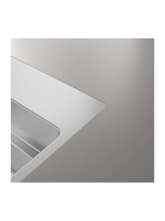 Franke Box Bxx Υποκαθήμενος Νεροχύτης Inox Μ53xΠ51cm