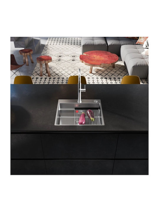 Franke Box Bxx Υποκαθήμενος Νεροχύτης Inox Μ53xΠ51cm