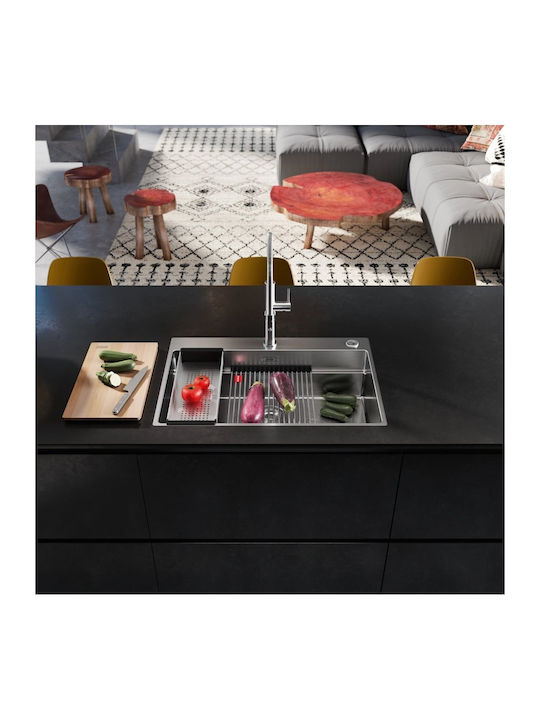 Franke Box Bxx Undermount Kitchen Sink Inox L79xW51cm
