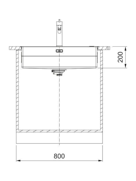 Franke Box Bxx Undermount Kitchen Sink Inox L79xW51cm