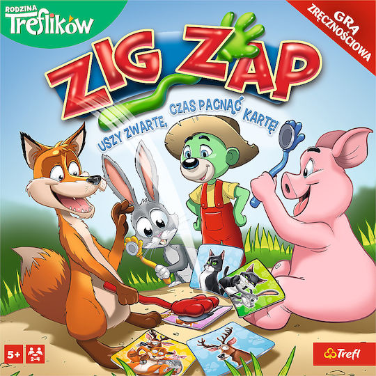 Board Game Zig Zag for 2-4 Players 5+ Years Old (PL) Trefl