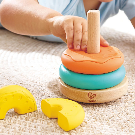 Hape Hape Baby Aktivitätsspielzeug Stapeln aus Holz für 18+ Monate
