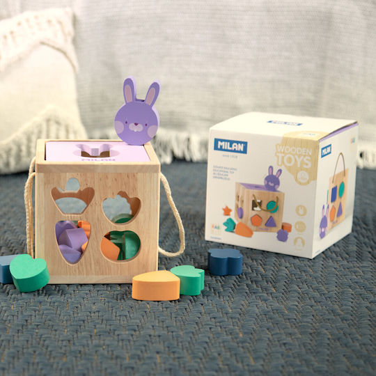 Milan Activity Cube made of Wood for 12++ Months