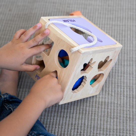 Milan Activity Cube made of Wood for 12++ Months