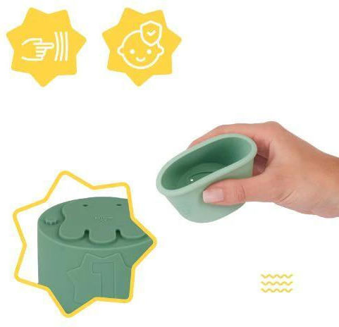 Badabulle Baby Aktivitätsspielzeug aus Silikon