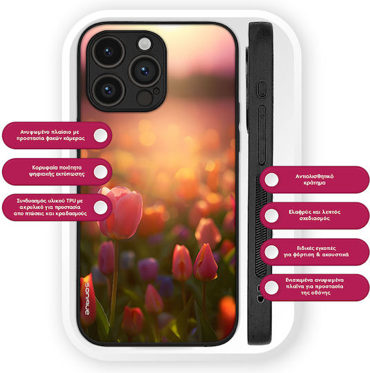 Калъф Sonique Sunset In Eden Series Realme 12 Plus 5g Тюлип Кадифе