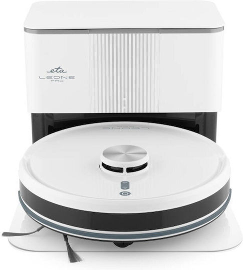ETA Leone Pro Σκούπα Ρομπότ με Χαρτογράφηση Laser & Απορρόφηση 5000Pa Λευκή