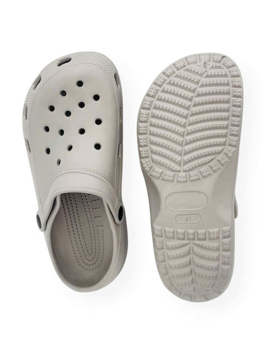 Angel Shopping Men's Anatomic Clogs Gray