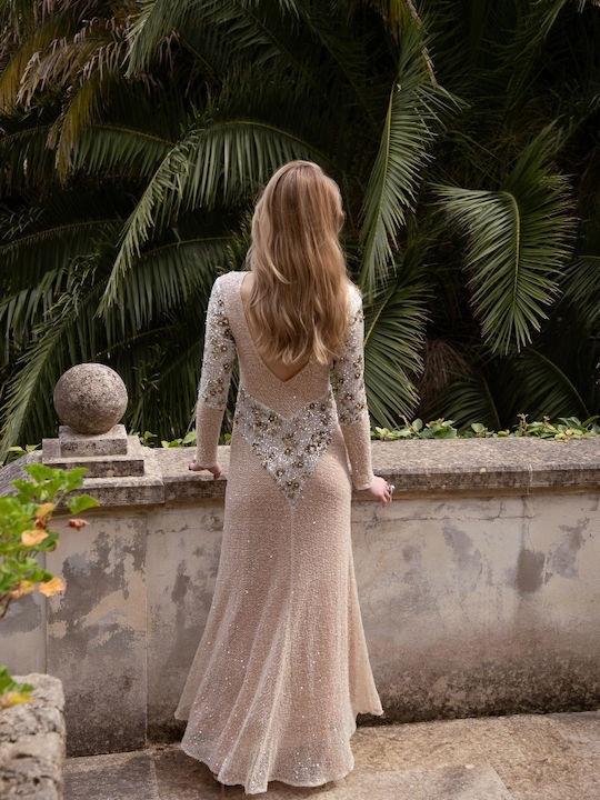 Рокля за Сватба и Кръщене Пайетен Nomadicdress