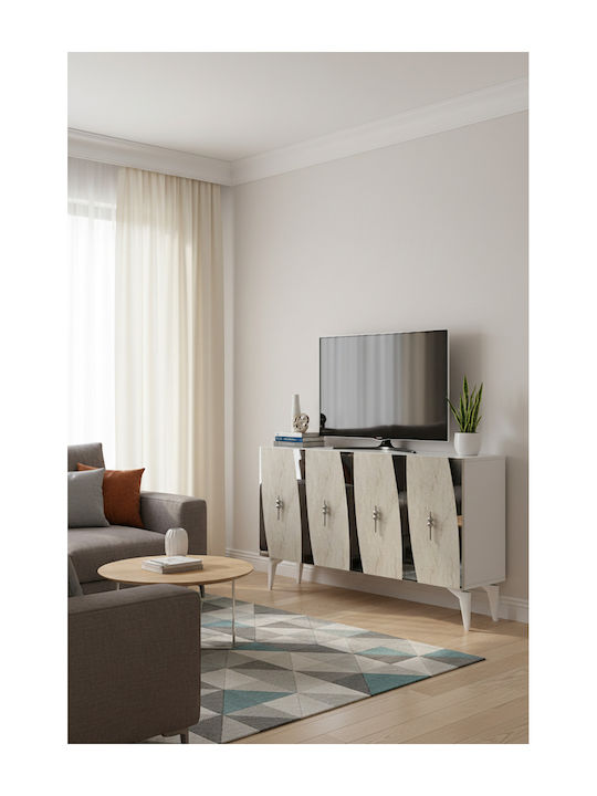 Μπουφές Ξύλινος Καφέ 120x30x79cm