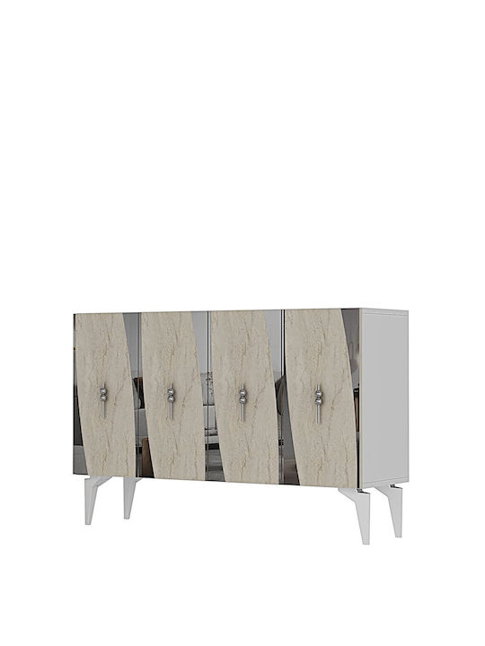 Μπουφές Ξύλινος Καφέ 120x30x79cm