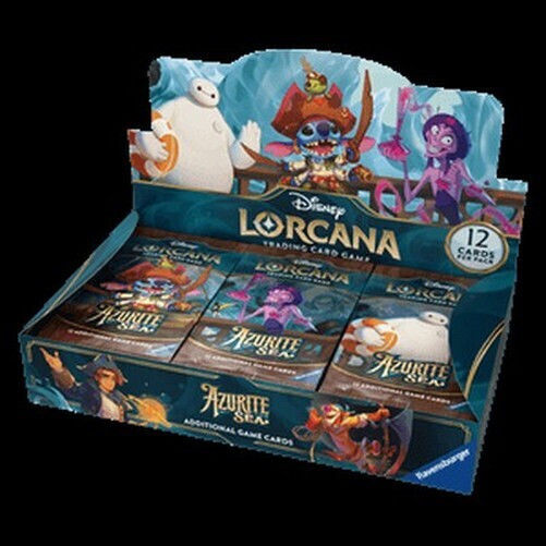 Ravensburger Disney Lorcana Trading Card Games Booster Box Azurite Sea Various Designs