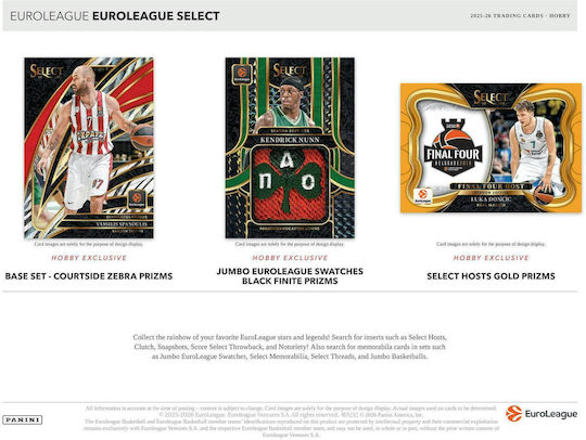 Panini Euroleague Select Basketball 2025/26 Hobby Booster Box