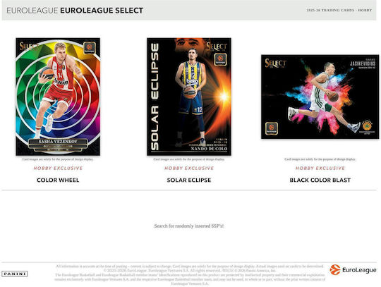 Panini Euroleague Select Basketball 2025/26 Hobby Booster Box