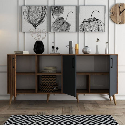 Буфет Дървен Кафяв 180x45x83cm