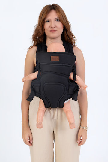 SteweHome Klassischer Babytragetuch Schwarz mit Maximales Kindergewicht 15kg