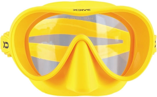 XDive Goa Yellow Diving Mask