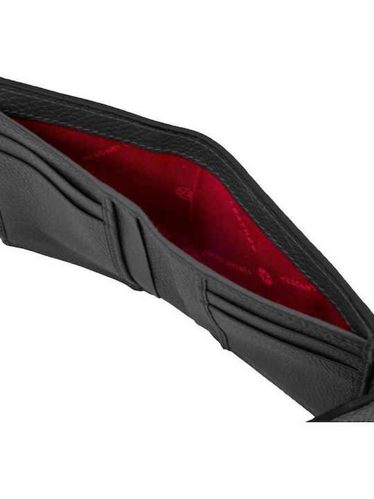 Large Leather Women's Wallet Black
