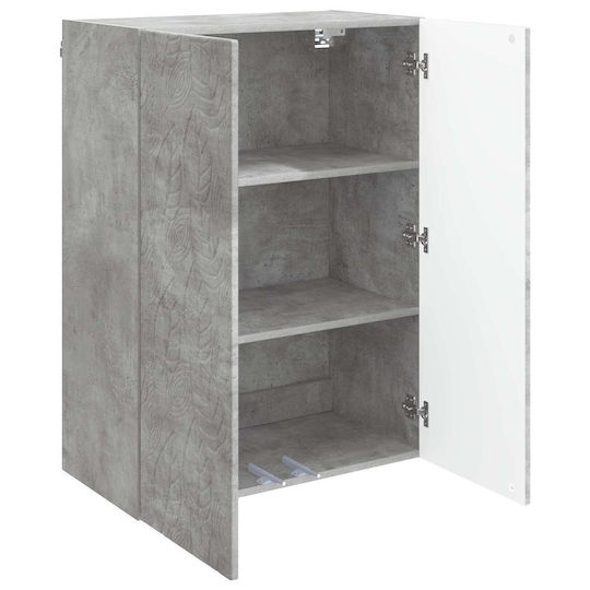 vidaXL Dulap De Baie 66x34.5x90cm Gri