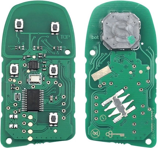 Cheie Auto Completă Compatibilă Jeep Chrysler Dodge 4+1 Butoane 433mhz Cip 46 Fcc M3n40821302