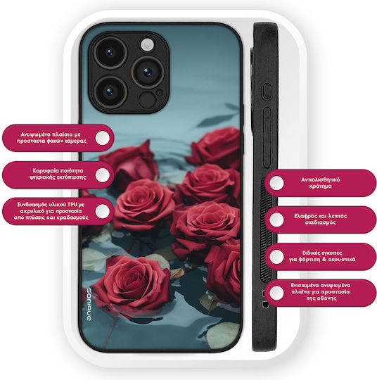 Sonique Sunset In Eden Series Case For Realme C51 Realme C53 Realme Note 50 4G Midnight Rose