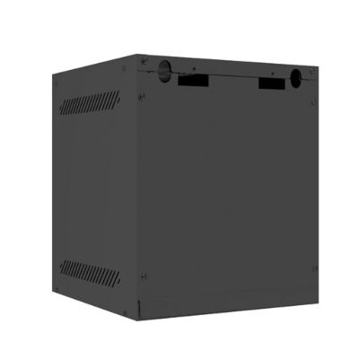 Lanberg Wall Mounted Rack Cabinet 6U 28x31x33.6cm Black WF10-2306-10B