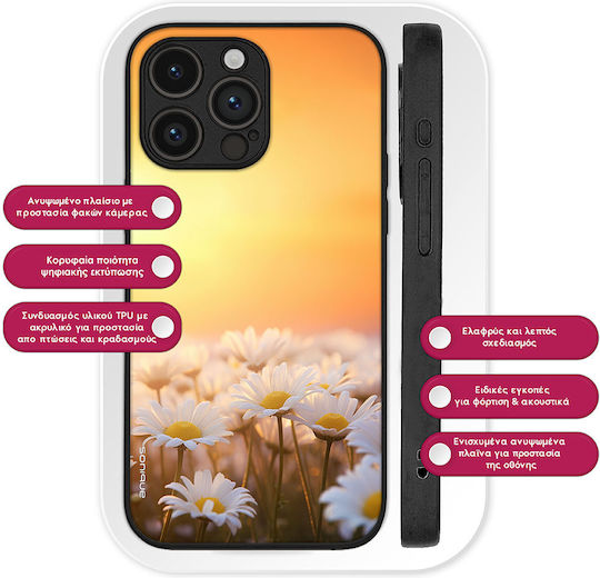 Sonique Sunset In Eden Series Motorola Moto E22 4g Golden Daisy Case