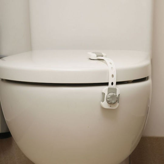 Dreambaby Twist N Lock Cabinet & Drawer Lock with Sticker made of Plastic in White Color 2pcs