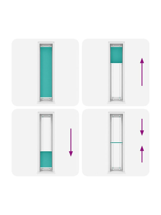 vidaXL Roller Blinds Partial Blackout Petrol Blue W50xH200cm 4015405