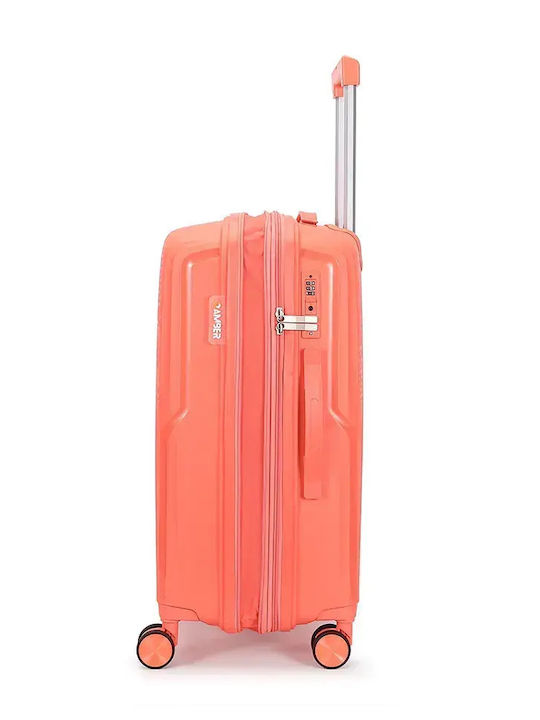 Amber Valiză De Călătorie Mare Scură Peachy Red Înălțime 75cm