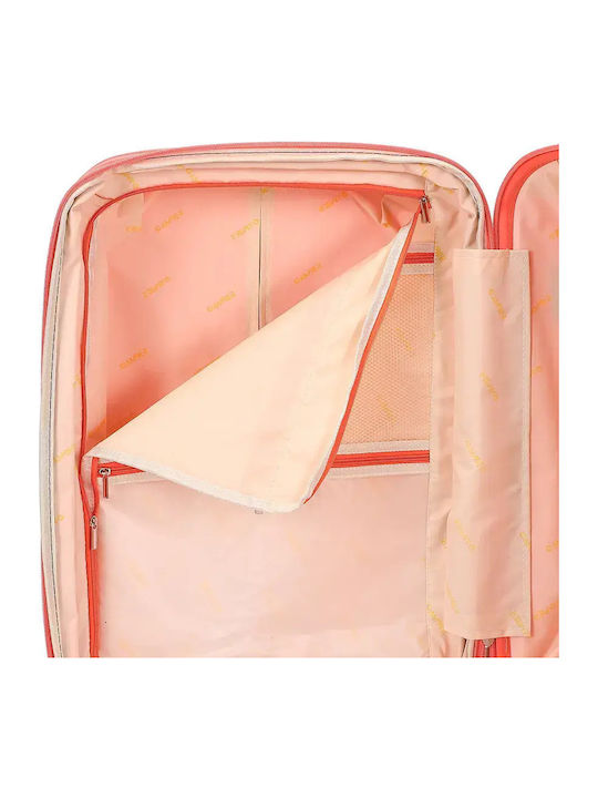Amber Valiză De Călătorie Mare Scură Peachy Red Înălțime 75cm