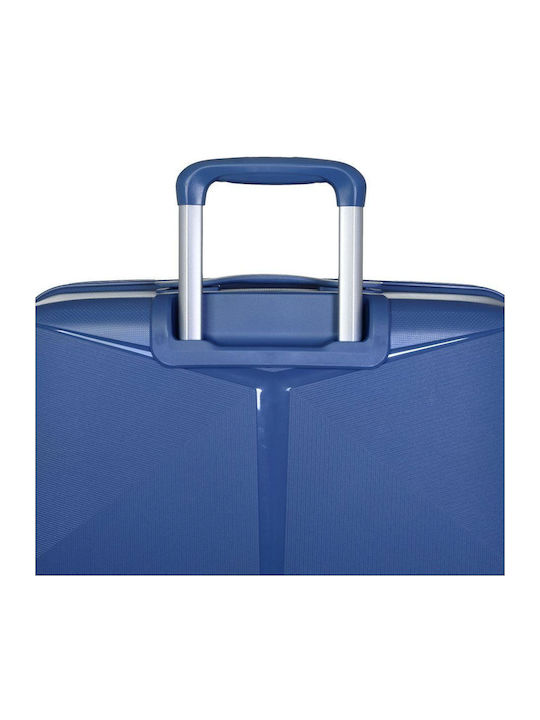 Diplomat Großer Reisetrolley Blau Höhe 75cm