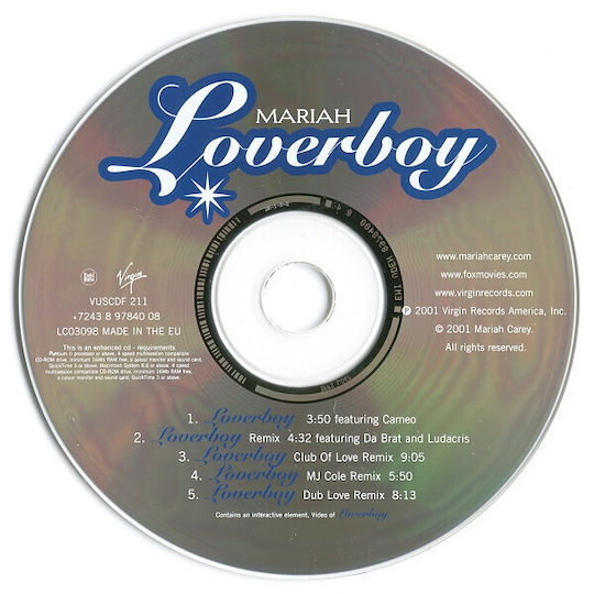 Mariah* Loverboy CD Μουσικής