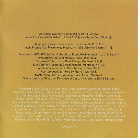 That Summer Clear CD Μουσικής