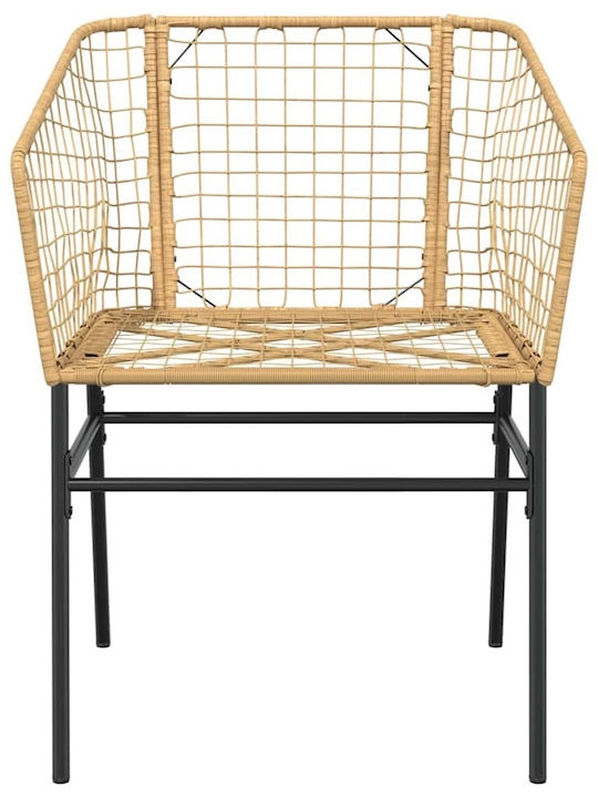 Set Sala De Mese Pentru Exterior 5 Piese Negru Cu Perne