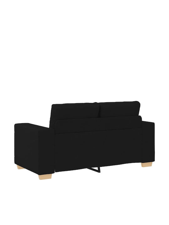 vidaXL Garten- und Outdoor-Möbelsets Wohnzimmer Typsatz 2 Stück Schwarz mit Kissen