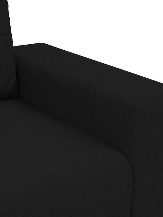 vidaXL Garten- und Outdoor-Möbelsets Wohnzimmer Typsatz 2 Stück Schwarz mit Kissen