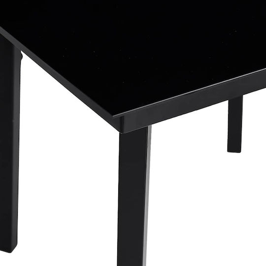 Garten- und Outdoor-Möbelsets Typsatz Speisesaal 3 Stück Schwarz mit Kissen