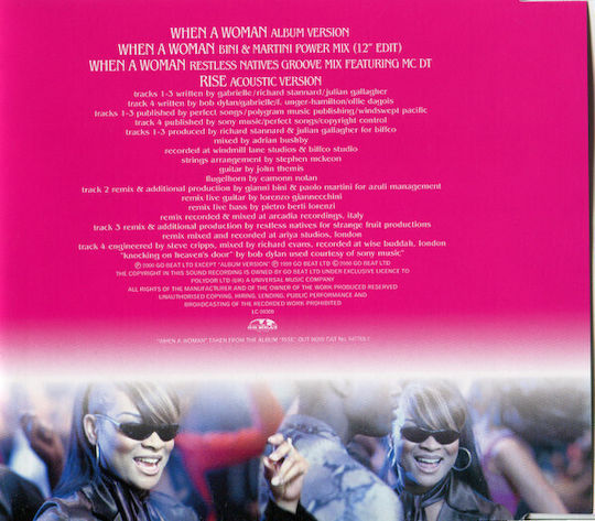Gabrielle When A Woman CD Μουσικής