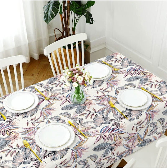 SteweHome Fleckabweisendes Wasserdichtes Tischtuch 120x120cm SteweHome