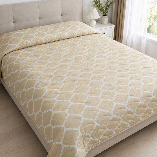 Kotonia Home Pătură Dublă 200x230 cm Bej