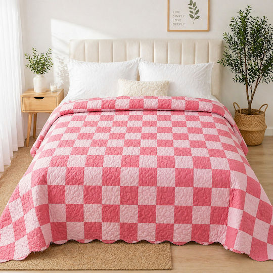 Kotonia Home Κουβερλί Ημίδιπλο Red 180x230cm