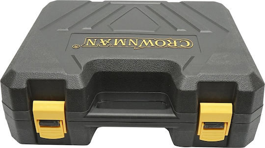 Crownman Τροχός 115mm Μπαταρίας Brushless με Ρύθμιση Στροφών 1x4Ah