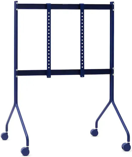 Tv Stand Wheels Pedestal Moon Rollin' Regular 40″-60″ Blue