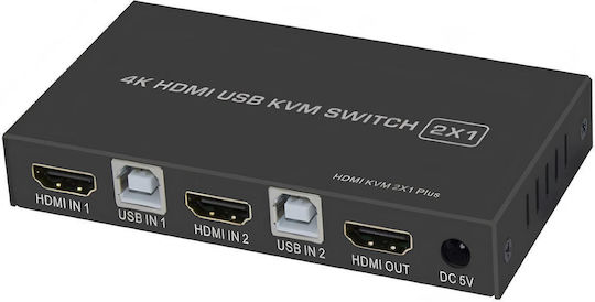 VA-1430295278 KVM & Data Switch with HDMI / USB