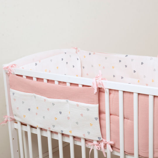 Kidizi Crib Set Color Hearts 6 Pieces
