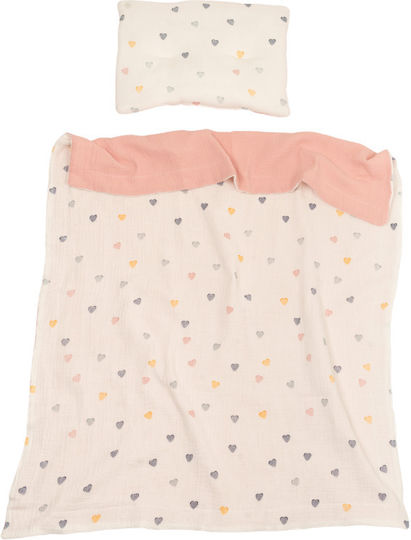 Kidizi Crib Set Color Hearts 6 Pieces