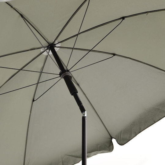Umbrelă Rotundă Metalică Verde Φ1.85m